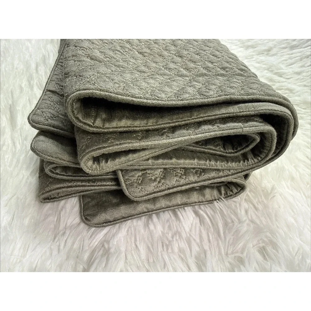Ethan Allen Tanchoi‎ Standard Shams Set of 2 20x26 Woven Neutral